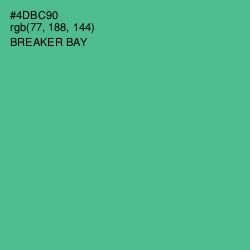 #4DBC90 - Breaker Bay Color Image