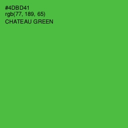 #4DBD41 - Chateau Green Color Image