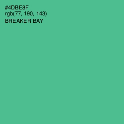 #4DBE8F - Breaker Bay Color Image