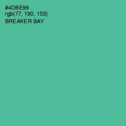 #4DBE99 - Breaker Bay Color Image