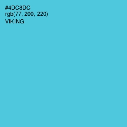 #4DC8DC - Viking Color Image