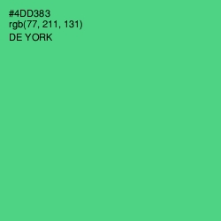 #4DD383 - De York Color Image