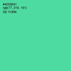 #4DDBA1 - De York Color Image