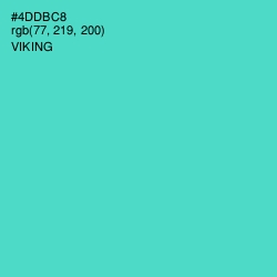 #4DDBC8 - Viking Color Image