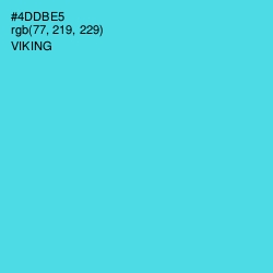 #4DDBE5 - Viking Color Image