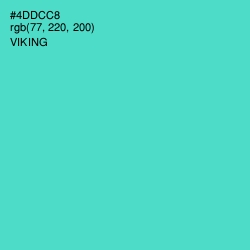 #4DDCC8 - Viking Color Image