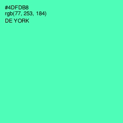 #4DFDB8 - De York Color Image