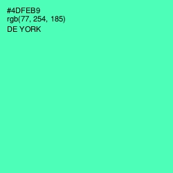 #4DFEB9 - De York Color Image