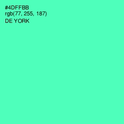 #4DFFBB - De York Color Image