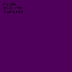 #4E005A - Clairvoyant Color Image