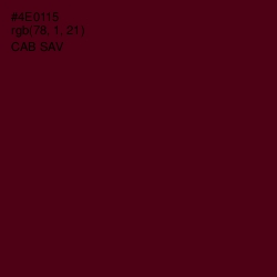 #4E0115 - Cab Sav Color Image