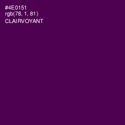 #4E0151 - Clairvoyant Color Image