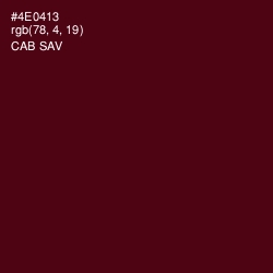 #4E0413 - Cab Sav Color Image