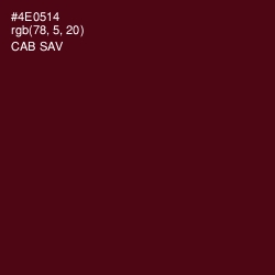 #4E0514 - Cab Sav Color Image