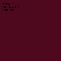 #4E091F - Cab Sav Color Image