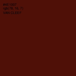 #4E1007 - Van Cleef Color Image