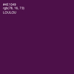 #4E1049 - Loulou Color Image
