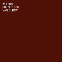 #4E1106 - Van Cleef Color Image