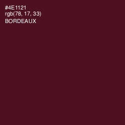 #4E1121 - Bordeaux Color Image