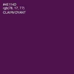 #4E114D - Clairvoyant Color Image
