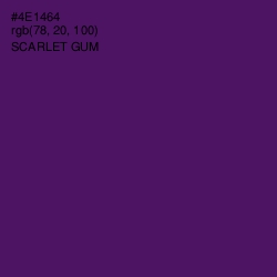 #4E1464 - Scarlet Gum Color Image