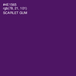 #4E1565 - Scarlet Gum Color Image