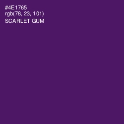 #4E1765 - Scarlet Gum Color Image