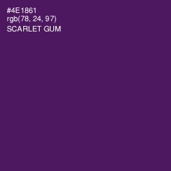 #4E1861 - Scarlet Gum Color Image