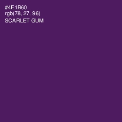 #4E1B60 - Scarlet Gum Color Image