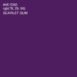#4E1D60 - Scarlet Gum Color Image