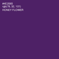 #4E2065 - Honey Flower Color Image