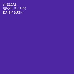 #4E25A2 - Daisy Bush Color Image