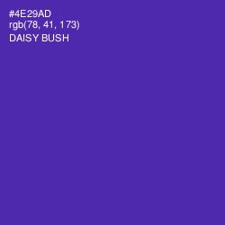 #4E29AD - Daisy Bush Color Image