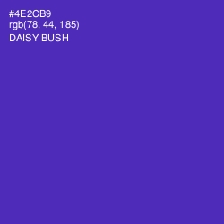 #4E2CB9 - Daisy Bush Color Image