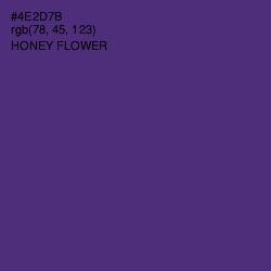 #4E2D7B - Honey Flower Color Image