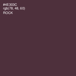 #4E303C - Rock Color Image