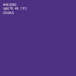 #4E3083 - Gigas Color Image