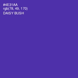 #4E31AA - Daisy Bush Color Image