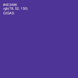 #4E3496 - Gigas Color Image
