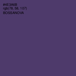 #4E3A6B - Bossanova Color Image