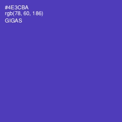 #4E3CBA - Gigas Color Image