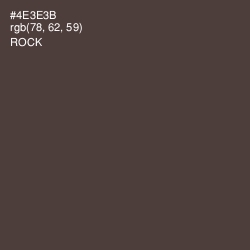 #4E3E3B - Rock Color Image