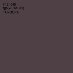 #4E4045 - Tundora Color Image