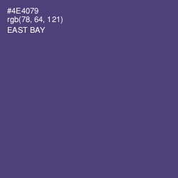 #4E4079 - East Bay Color Image