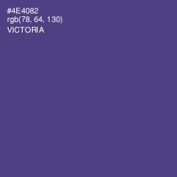 #4E4082 - Victoria Color Image