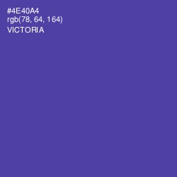 #4E40A4 - Victoria Color Image