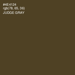 #4E4124 - Judge Gray Color Image
