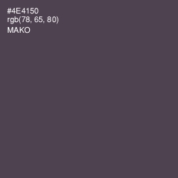 #4E4150 - Mako Color Image