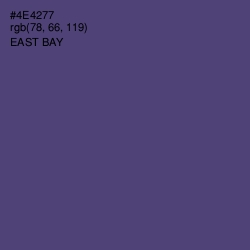 #4E4277 - East Bay Color Image