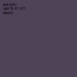 #4E4357 - Mako Color Image